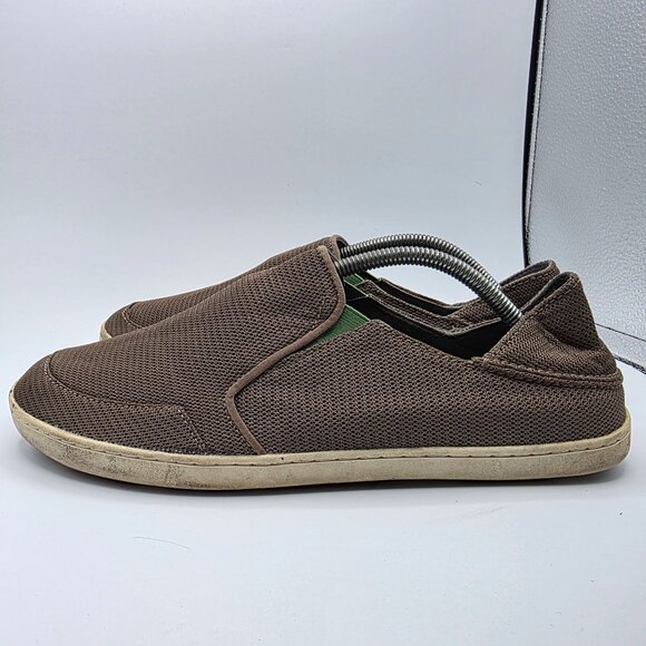 OluKai Nohea Mesh Mens Size 11.5 Brown Shoes Casual Walking Comfort Outdoors - Picture 14 of 14